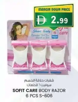 KM Trading Sofit care body razor offer