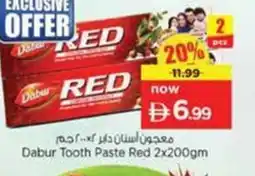 Nesto Dabur Tooth Paste Red offer