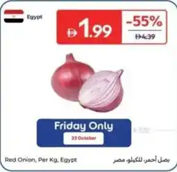 Carrefour Red onion offer
