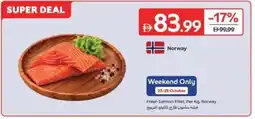 Carrefour Fresh Salmon Fillet, Norway offer