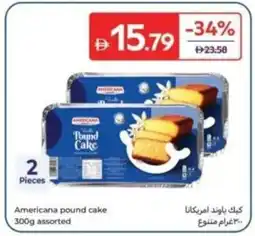 Carrefour Americana pound cake assorted offer