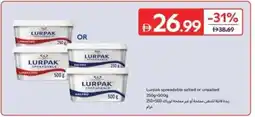 Carrefour Lurpak spreadable salted or unsalted offer