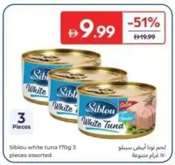 Carrefour Siblou white tuna assorted offer