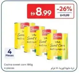 Carrefour Cozina sweet corn offer