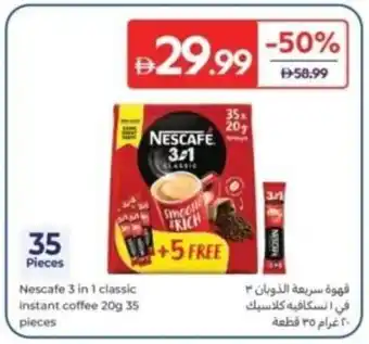 Nescafe 3 in 1 classic instant coffee