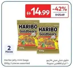 Carrefour Haribo jelly mini bags assorted offer