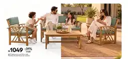 Carrefour Paradiso Toulose wood set offer