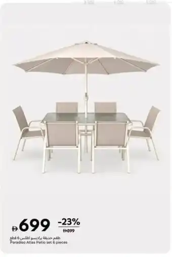Paradiso Atlas Patio set
