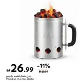 Carrefour Paradiso charcoal starter offer