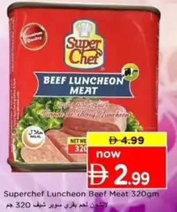 Nesto Superchef Luncheon Beef Meat offer