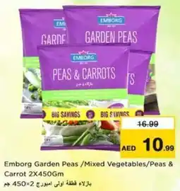 Nesto Emborg Garden Peas/Mixed Vegetables/Peas & Carrot offer