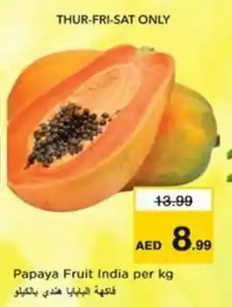 Nesto Papaya Fruit India offer