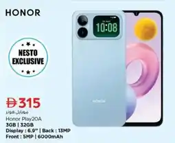 Nesto Honor Play20A offer