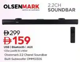 Nesto Olsenmark 2.2 Chanel Soundbar Built-Subwoofer OMMS1306 offer