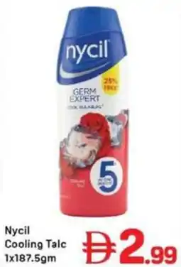 Day To Day Nycil Cooling Talc offer