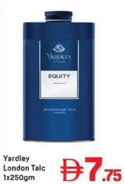 Day To Day Yardley London Talc offer