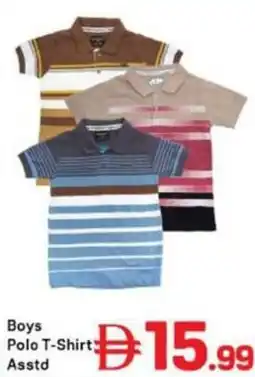 Day To Day Boys Polo T-Shirt Asstd offer