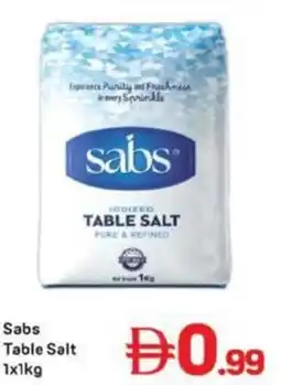 Day To Day Sabs Table Salt offer