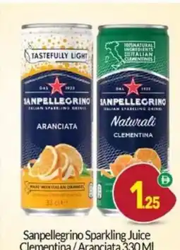 Bigmart Sanpellegrino Sparkling Juice Clementina/Aranciata offer