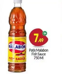 Bigmart Patis malabon fish sauce offer