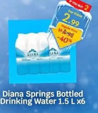 Diana springs bottled drinking water