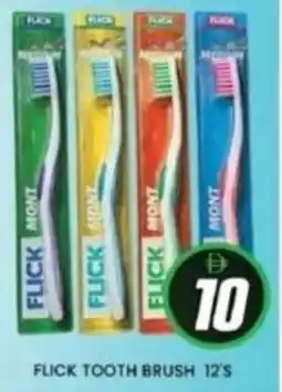 Al Madina Flick tooth brush 12's offer
