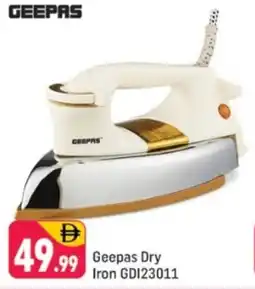 Shaklan Geepas Dry Iron GDI23011 offer