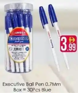 AIKO HYPERMARKET Executive Ball Pen 0.7Mm Box 30Pcs Blue offer