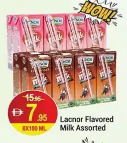New W Mart Lacnor flavored milk assorted offer