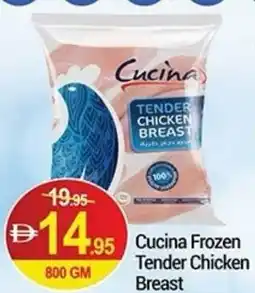 New W Mart Cucina frozen tender chicken breast offer