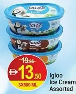 New W Mart Igloo ice cream assorted offer