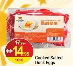 New W Mart Cooked salted duck eggs offer
