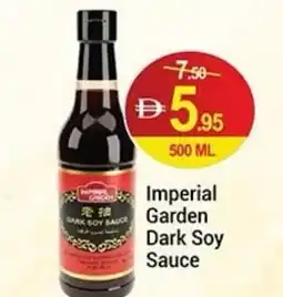 New W Mart Imperial garden dark soy sauce offer