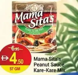 New W Mart Mama sita's peanut sauce kare-kare mix offer