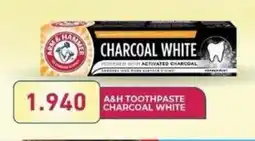 Aswaq Ramez A&h toothpaste charcoal white offer