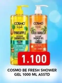 Aswaq Ramez Cosmo be fresh shower gel offer