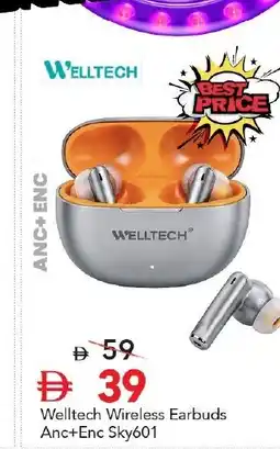 Mark & Save Welltech Wireless Earbuds Anc+Enc Sky601 offer