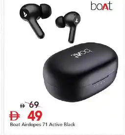 Mark & Save Boat Airdopes 71 Active Black offer