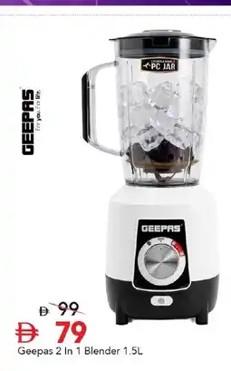 Mark & Save Geepas 2 In 1 Blender offer