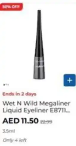 Carrefour Wet N Wild Megaliner Liquid Eyeliner offer