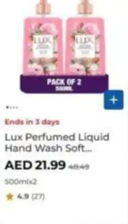 Carrefour Lux Perfumed Liquid Hand Wash Soft offer