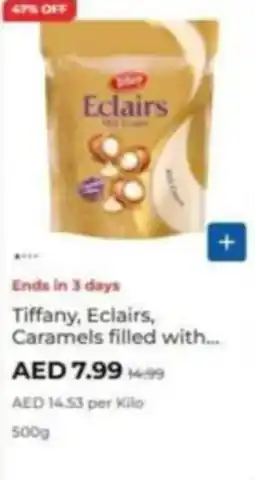 Carrefour Tiffany, Eclairs, Caramels filled offer