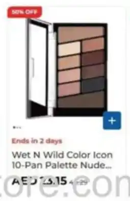 Carrefour Wet N Wild Color Icon 10-Pan Palette Nude offer