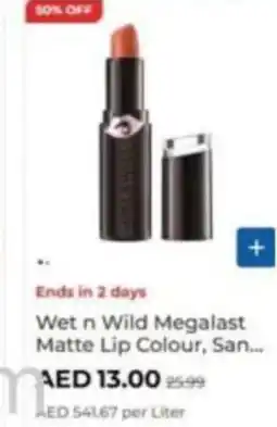 Carrefour Wet n Wild Megalast Matte Lip Colour, San offer