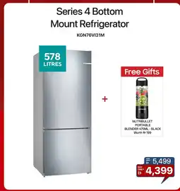 ECity Series 4 Bottom Mount Refrigerator KGN76VI31M offer