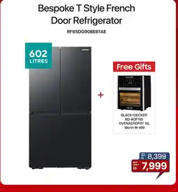 ECity Bespoke T Style French Door Refrigerator RF65DG90BEB1AE offer