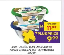 Abu Dhabi Coop Almarai Cream Cheese Tub/with Herbs offer