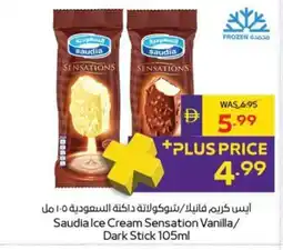 Abu Dhabi Coop Saudia Ice Cream Sensation Vanilla/ Dark Stick offer