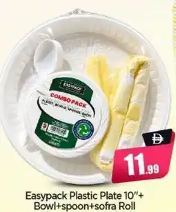 Bigmart Easypack Plastic Plate + Bowl+spoon+sofra Roll offer