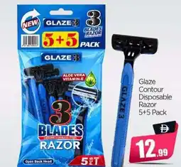 Bigmart Glaze Contour Disposable Razor offer